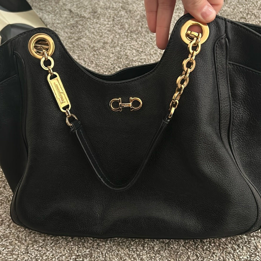 Salvatore Ferragamo Black Handbag